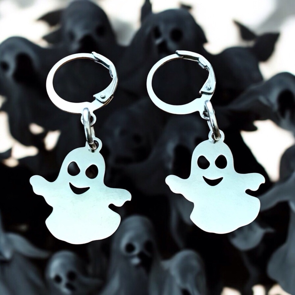 🆕 Ghost Dangle Earrings Stainless Steel